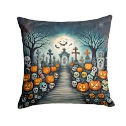3 x 18 x 18 in. Calaveras Sugar Skulls Spooky Halloween Throw Pillow