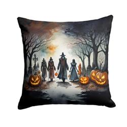 3 x 18 x 18 in. Vampires Spooky Halloween Throw Pillow