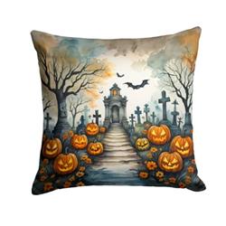 3 x 18 x 18 in. Marigold Spooky Halloween Throw Pillow