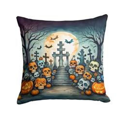 3 x 18 x 18 in. Calaveras Sugar Skulls Spooky Halloween Throw Pillow