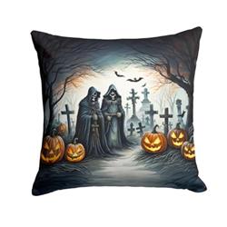 3 x 18 x 18 in. The Grim Reaper Spooky Halloween Throw Pillow