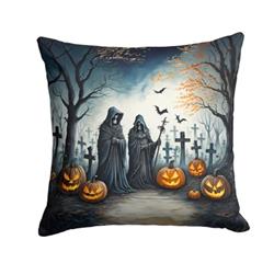 3 x 18 x 18 in. The Grim Reaper Spooky Halloween Throw Pillow