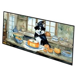 0.2 x 28 x 58 in. Akita Fall Kitchen Pumpkins Runner Mat