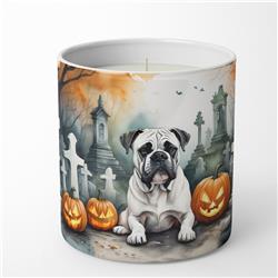 3.25 x 3.75 x 3.25 in. Boxer Spooky Halloween Decorative Soy Candle