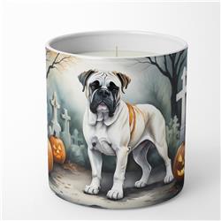 3.25 x 3.75 x 3.25 in. Boxer Spooky Halloween Decorative Soy Candle