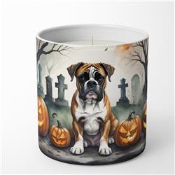 3.25 x 3.75 x 3.25 in. Boxer Spooky Halloween Decorative Soy Candle