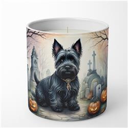 DAC2051CDL 3.25 x 3.75 x 3.25 in. Scottish Terrier Spooky Halloween Decorative Soy Candle