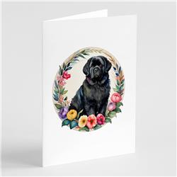 DAC2173GCA7P 0.01 x 5 x 7 in. Foundland & Flowers Greeting Cards & Envelopes - Pack of 8