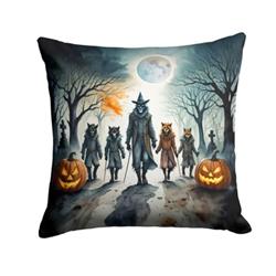 3 x 14 x 14 in. Werewolves Spooky Halloween Throw Pillow