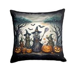 3 x 14 x 14 in. Witches Spooky Halloween Throw Pillow