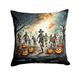 3 x 14 x 14 in. Zombies Spooky Halloween Throw Pillow