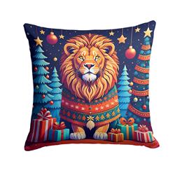 3 x 14 x 14 in. Lion Christmas Fabric Decorative Pillow