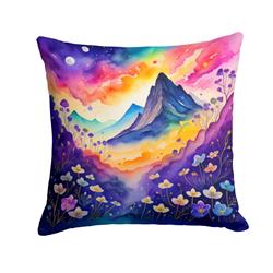 3 x 18 x 18 in. Colorful Violets Fabric Decorative Pillow