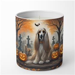 DAC2003CDL 3.25 x 3.75 x 3.25 in. Afghan Hound Spooky Halloween Decorative Soy Candle