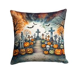 3 x 14 x 14 in. Day of The Dead Spooky Halloween Throw Pillow