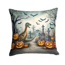 3 x 14 x 14 in. Dinosaurs Spooky Halloween Throw Pillow
