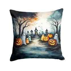 3 x 14 x 14 in. Ghosts Spooky Halloween Throw Pillow