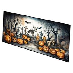0.2 x 28 x 58 in. Pet Cemetery Spooky Halloween Runner Mat