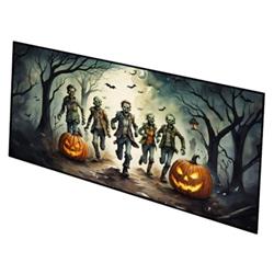 0.2 x 28 x 58 in. Zombies Spooky Halloween Runner Mat