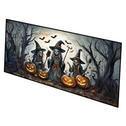 0.2 x 28 x 58 in. Witches Spooky Halloween Runner Mat