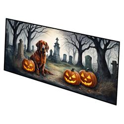 0.2 x 28 x 58 in. Irish Setter Spooky Halloween Runner Mat