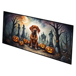 0.2 x 28 x 58 in. Vizsla Spooky Halloween Runner Mat