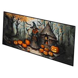 0.2 x 28 x 58 in. Slavic Witch Spooky Halloween Runner Mat