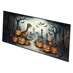 0.2 x 28 x 58 in. Dinosaurs Spooky Halloween Runner Mat