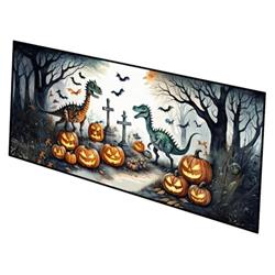 0.2 x 28 x 58 in. Dinosaurs Spooky Halloween Runner Mat