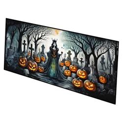 0.2 x 28 x 58 in. Evil Queen Spooky Halloween Runner Mat