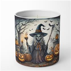 3.25 x 3.75 x 3.25 in. Witch Spooky Halloween Decorative Soy Candle