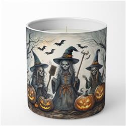 3.25 x 3.75 x 3.25 in. Witches Spooky Halloween Decorative Soy Candle
