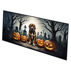 0.2 x 28 x 58 in. Bloodhound Spooky Halloween Runner Mat