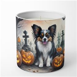 3.25 x 3.75 x 3.25 in. Papillon Spooky Halloween Decorative Soy Candle