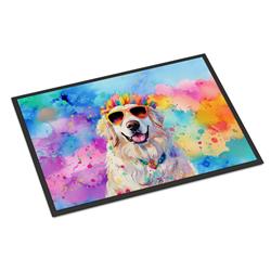 0.15 x 18 x 27 in. Great Pyrenees Hippie Dawg Doormat