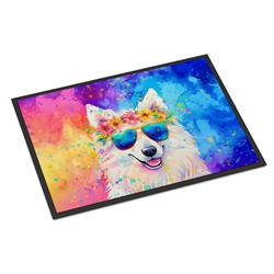 0.15 x 18 x 27 in. Samoyed Hippie Dawg Doormat