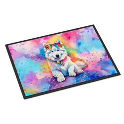 0.15 x 18 x 27 in. Samoyed Hippie Dawg Doormat