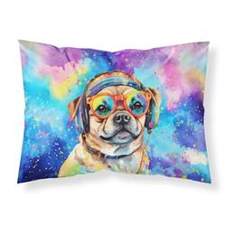 0.15 x 20.5 x 30 in. Pug Hippie Dawg Standard Pillowcase