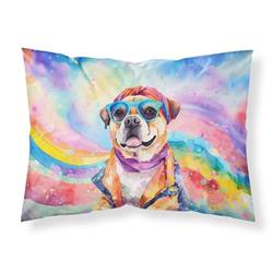 0.15 x 20.5 x 30 in. Pug Hippie Dawg Standard Pillowcase