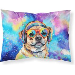 0.15 x 20.5 x 30 in. Pug Hippie Dawg Standard Pillowcase
