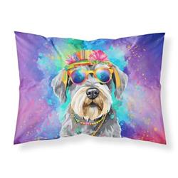 0.15 x 20.5 x 30 in. Schnauzer Hippie Dawg Standard Pillowcase