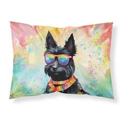 0.15 x 20.5 x 30 in. Scottish Terrier Hippie Dawg Standard Pillowcase