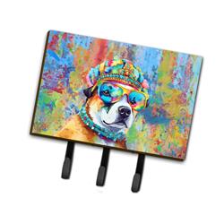 2 x 9 x 6 in. Akita Hippie Dawg Leash or Key Holder