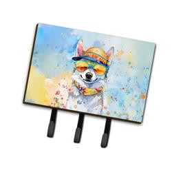 2 x 9 x 6 in. Alaskan Klee Kai Hippie Dawg Leash or Key Holder
