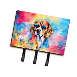 2 x 9 x 6 in. Beagle Hippie Dawg Leash or Key Holder