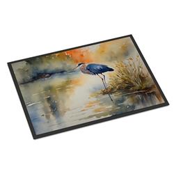 0.15 x 24 x 36 in. Blue Heron Doormat