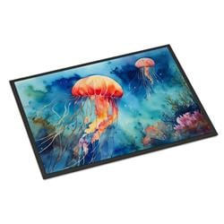 0.15 x 18 x 27 in. Jellyfish Doormat
