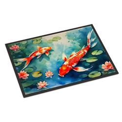 0.15 x 18 x 27 in. Koi Fish Doormat