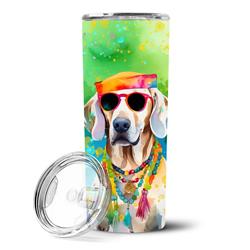 Picture of Carolines Treasures DAC2565TBL20 3 x 8.25 x 3 in. & 20 oz Weimaraner Hippie Dawg Stainless Steel Skinny Tumbler