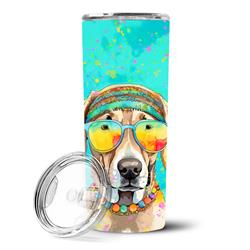 Picture of Carolines Treasures DAC2566TBL20 3 x 8.25 x 3 in. & 20 oz Weimaraner Hippie Dawg Stainless Steel Skinny Tumbler